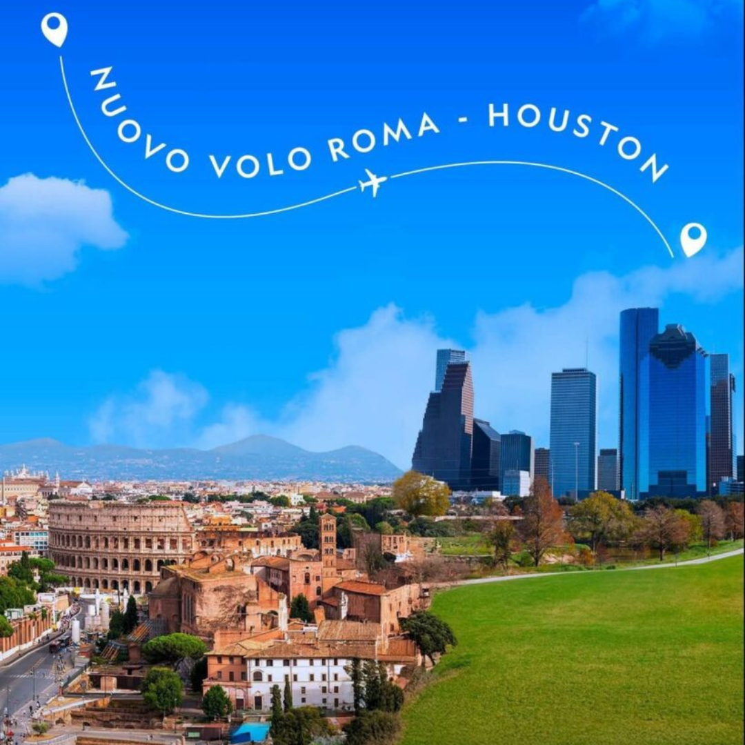 Houston Roma Flight 