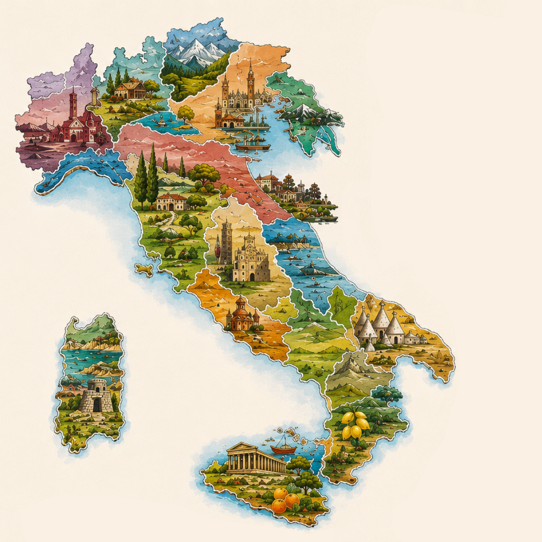 mapa italia