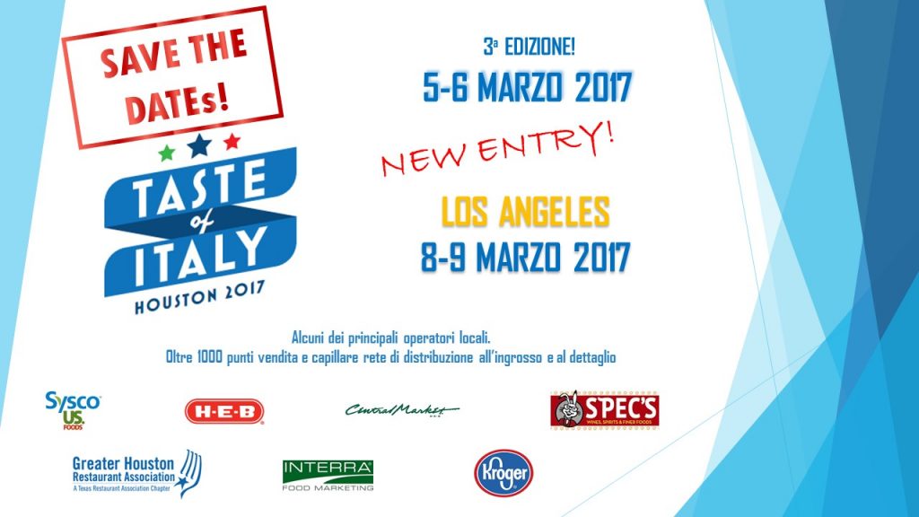 Taste of Italy 2017 Houston + Los Angeles Italiano